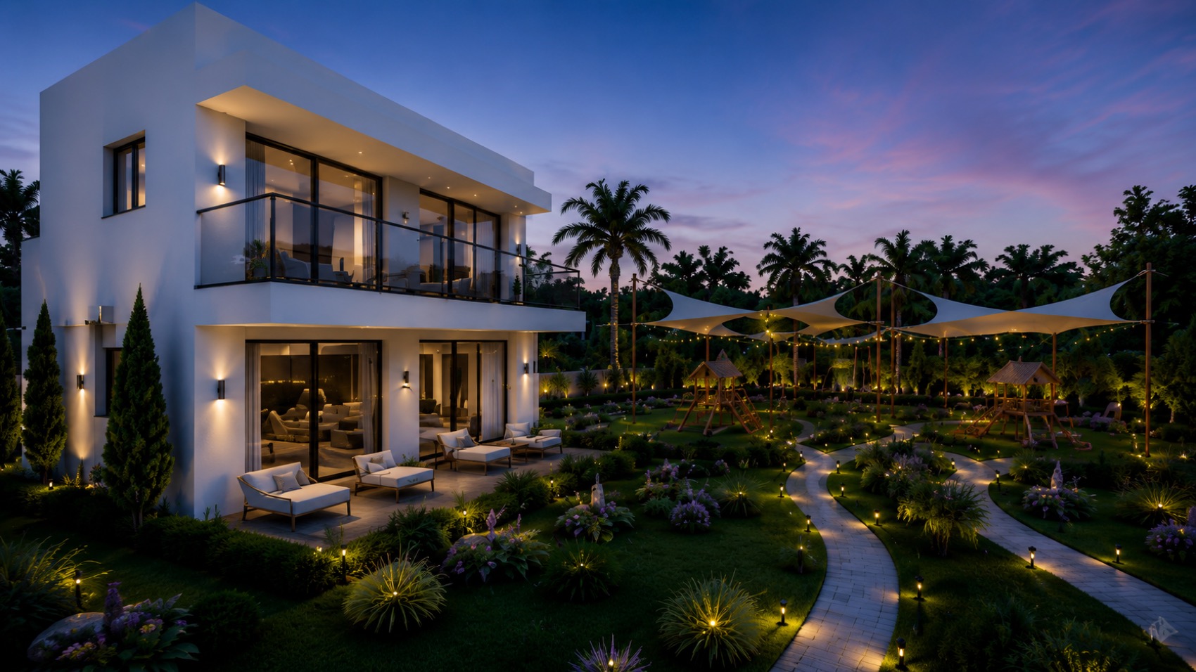 Night exterior
